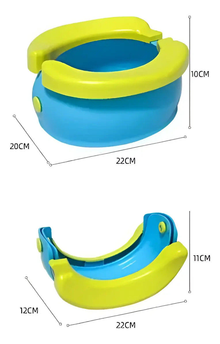 Pelela Portátil Plegable con Recipiente