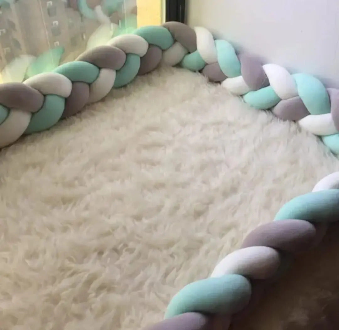 Cojín Decorativo Trenzado de 3 Metros · Tres Colores