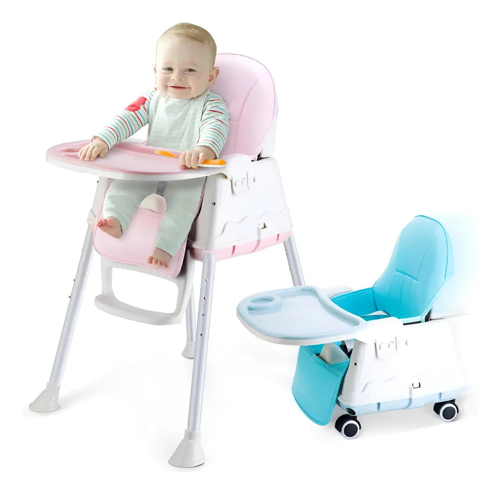 Silla de Comer 3 en 1 con Bandeja y Cesta