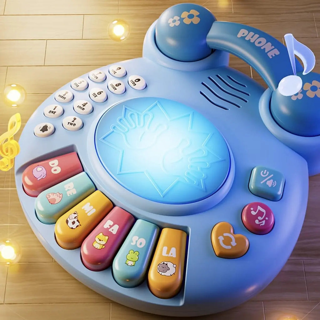 Teléfono, Piano y Batería Musical de Juguete