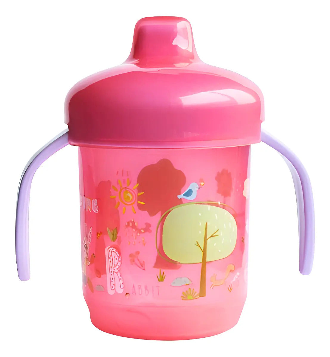 Vaso de Aprendizaje con Asas y Tapa Abatible · 260 ml