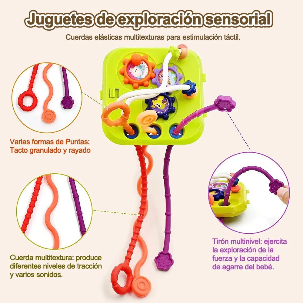Cubo de Actividades 7 en 1 con Xilófono y Encajes