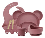 Set de Alimentación de Silicona Diseño Osito · 6 Piezas