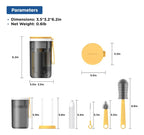 Kit Portátil 6 en 1 de Cepillos para Mamaderas