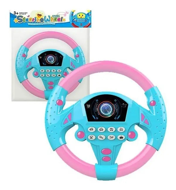 Volante de Juguete con Ventosa, Luces y Sonidos