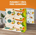 Alfombra Plegable Reversible con Bolso · 180 × 200 cm
