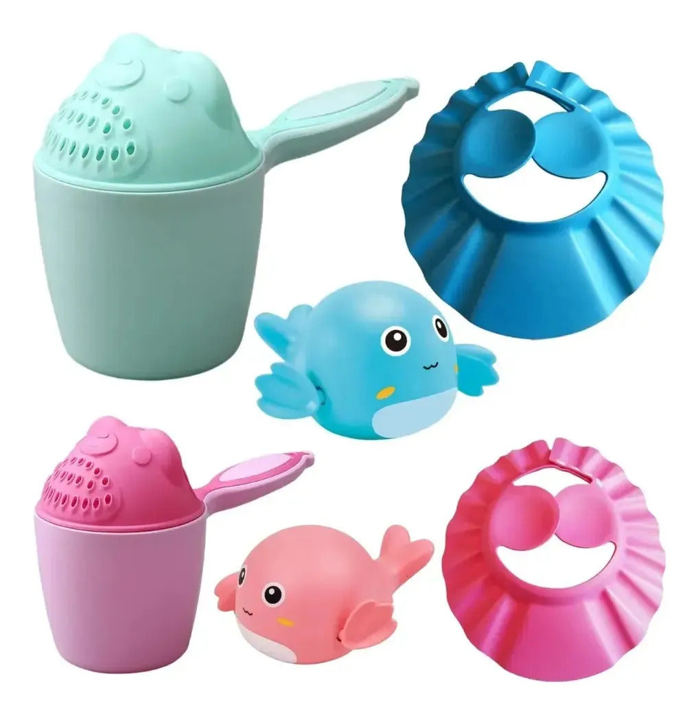 Kit de Baño para Bebé con Lima Eléctrica · Turquesa