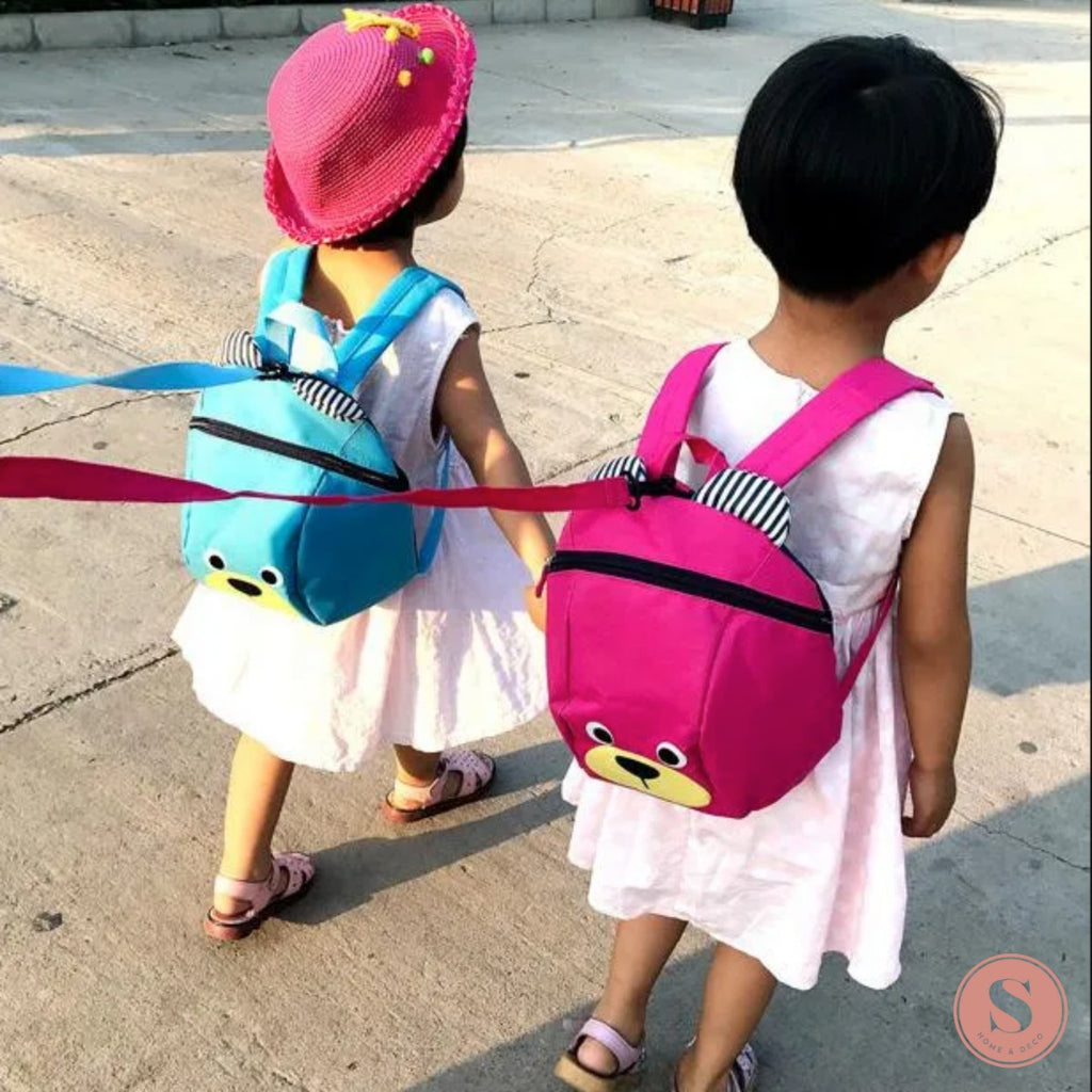 Mochila Infantil con Correa de Acompañamiento · 24 cm