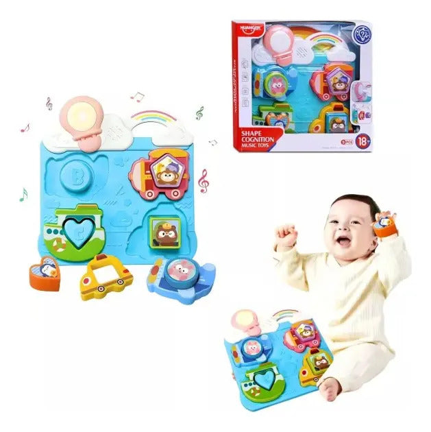 Tablero Musical de Encajes para Bebé · 9 Piezas