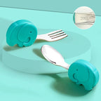 Set de Cuchara y Tenedor Diseño Elefante