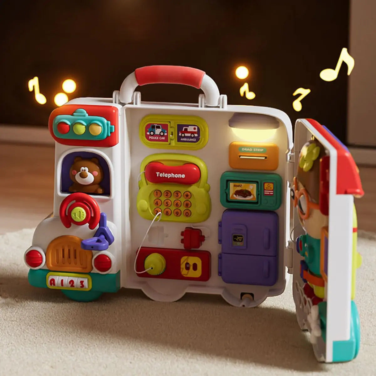 Tablero Busy Car de Actividades 56 en 1