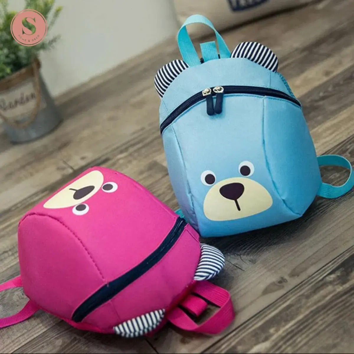 Mochila Infantil con Correa de Acompañamiento · 24 cm