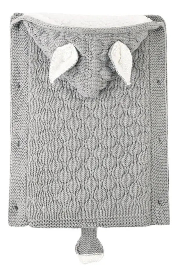 Saquito Abrigado para Paseo con Botones · 70 × 40 cm