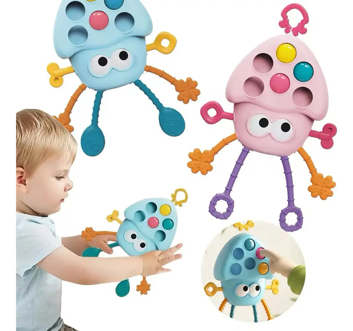 Juguete Sensorial de Manipulación Diseño Pulpo