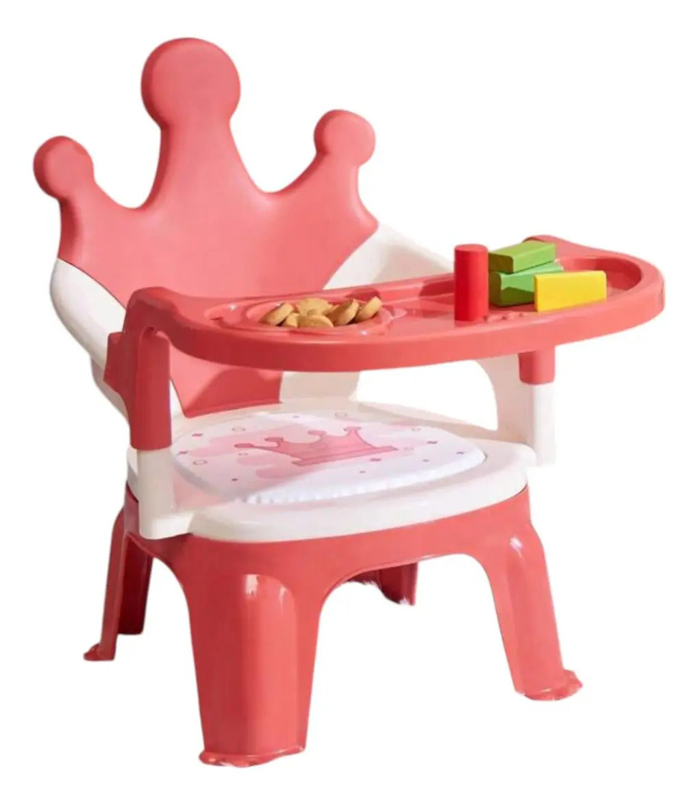 Silla Infantil con Bandeja · Diseño Corona