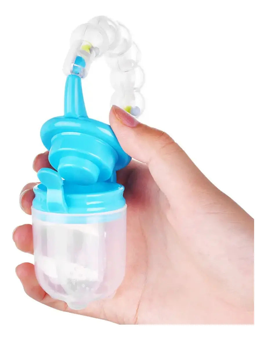 Chupete para Frutas con 3 Mamilas S, M y L · Amarillo