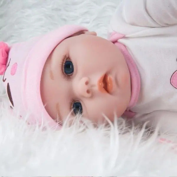 Muñeca Reborn de 55 cm con Accesorios Diseño Osito