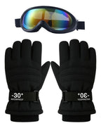 Guantes y Antiparras para Nieve · Talla Infantil 4 a 6 Años