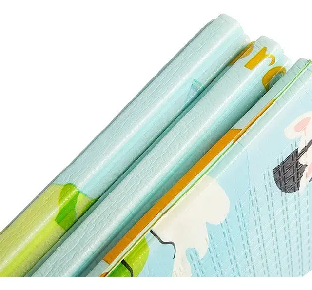 Alfombra Plegable Reversible con Bolso · 180 × 200 cm