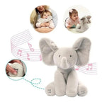 Peluche Elefante Musical que Mueve las Orejas