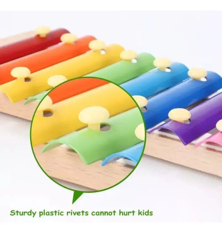 Xilófono Infantil de Madera y Metal