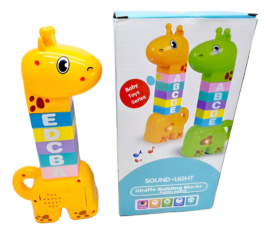 Jirafa Musical Apilable con Bloques Numerados