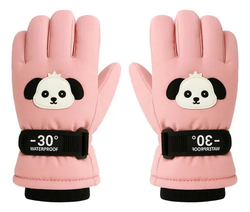 Guantes y Antiparras para Nieve · Talla Infantil 7 a 10 Años