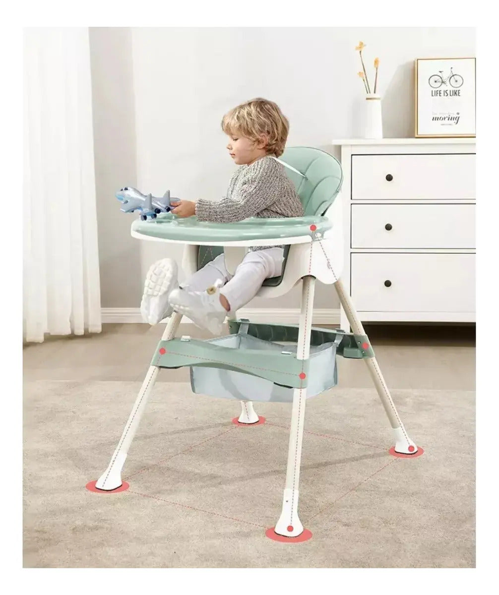 Silla de Comer 2 en 1 · Rosa o Verde