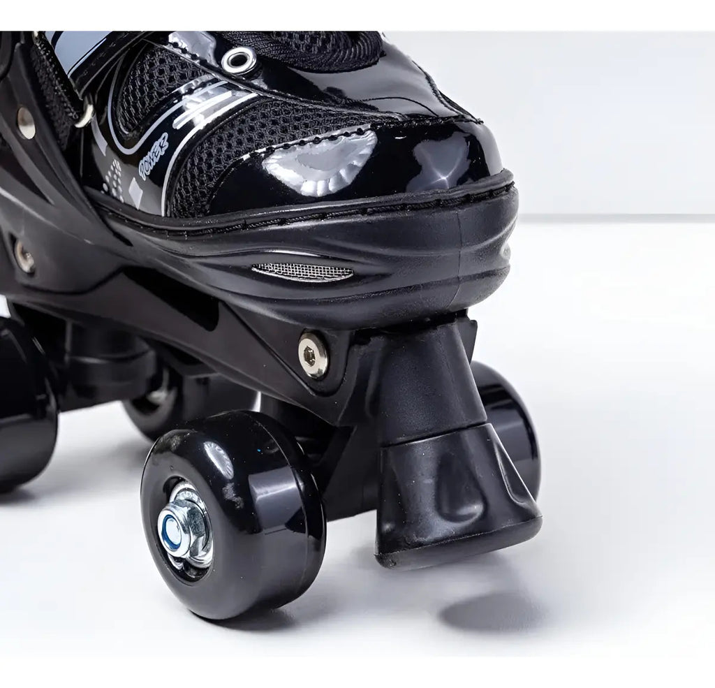 Patines Quad Ajustables de Malla · Tallas S y M