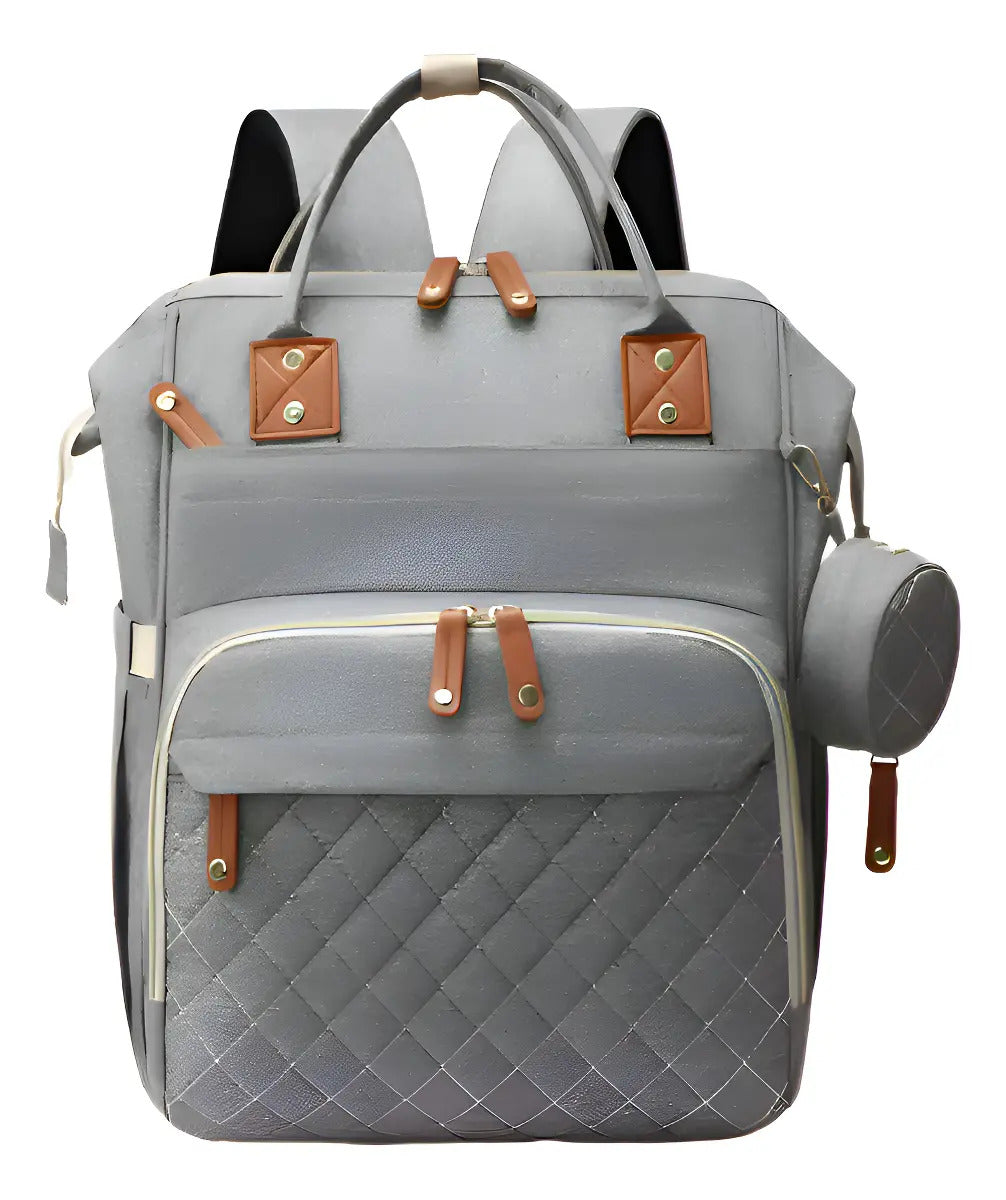 Mochila Pañalera Maternal con Monedero y Compartimentos