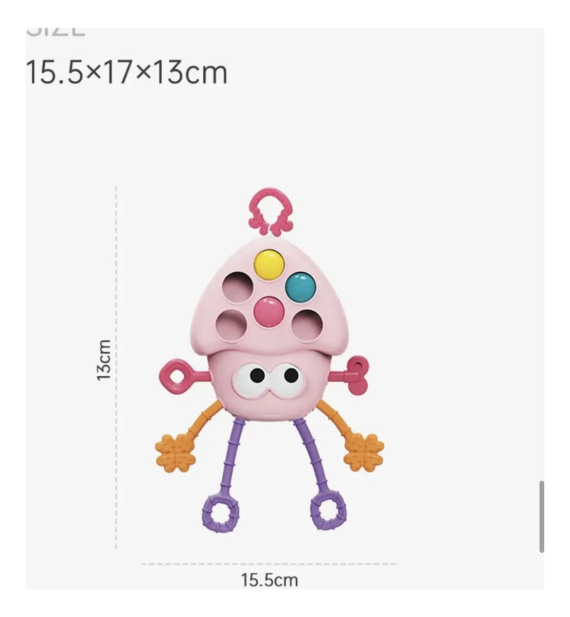 Juguete Sensorial de Manipulación Diseño Pulpo
