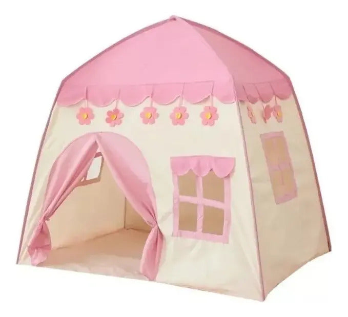 Carpa Infantil Plegable Diseño Casa · Rosa