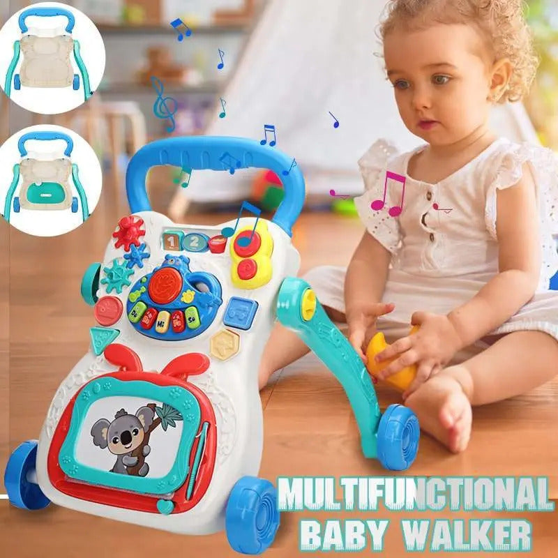 Caminadora Interactiva Musical con Luces Turquesa