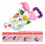 Set de 3 Accesorios · Chupete de Frutas y Mordedores