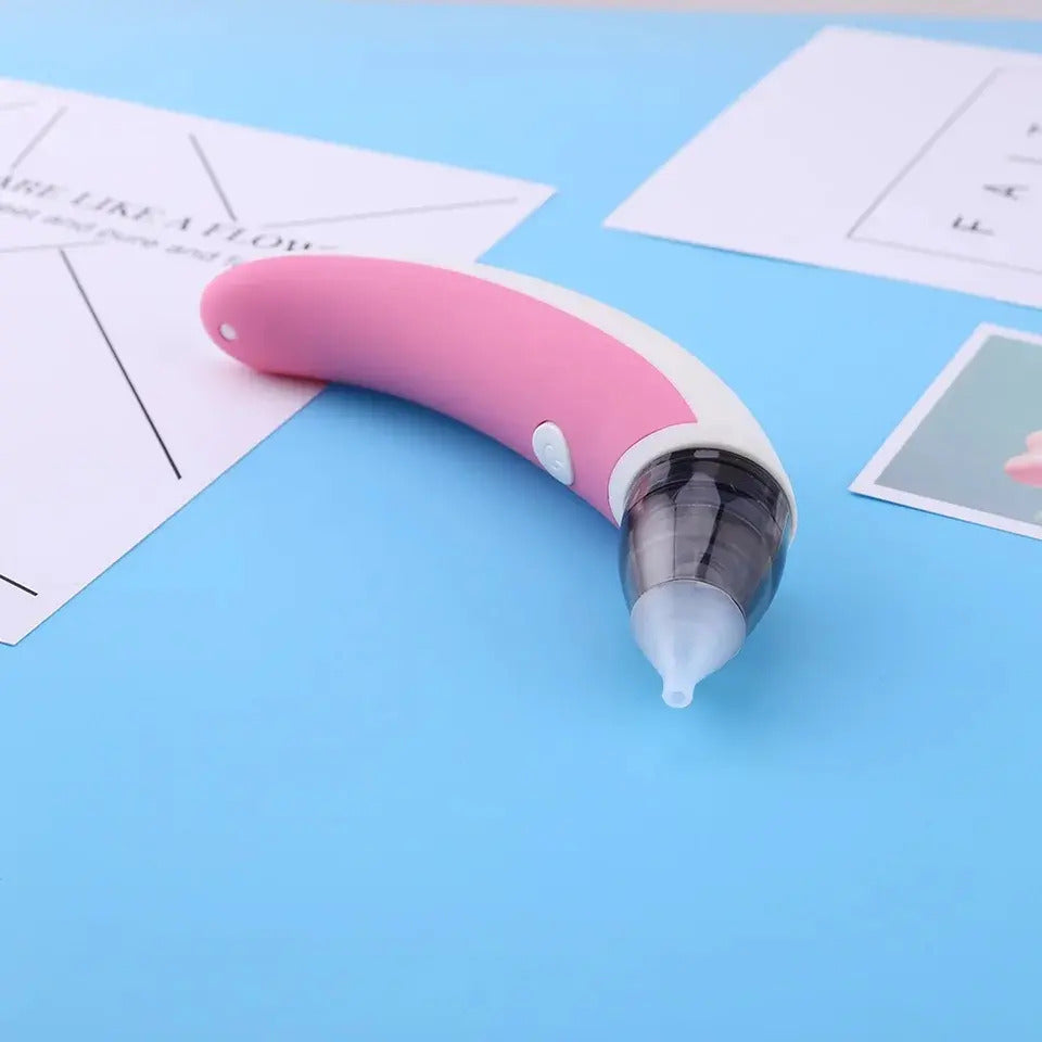 Aspirador Nasal Eléctrico USB con Base Blanca