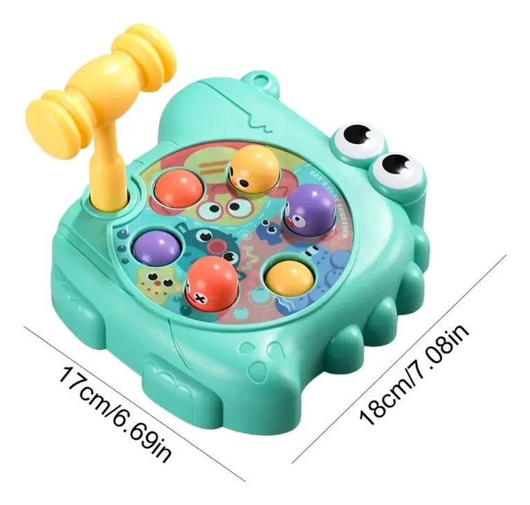 Juego de Martillo con 6 Hámsteres