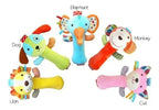 Peluche Sonajero de Animalitos con Sonido al Apretar