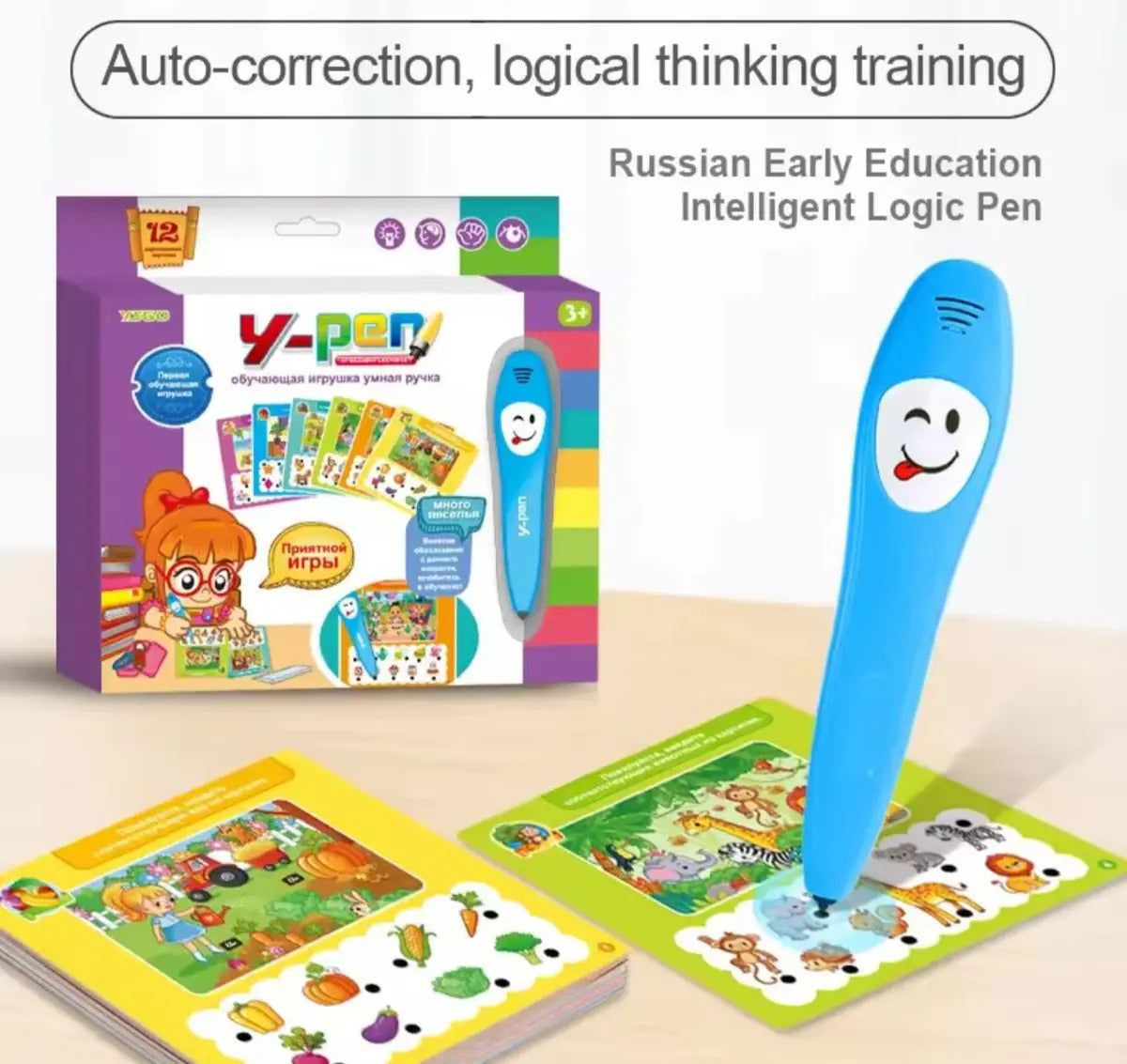 Lápiz Interactivo Educativo con Tarjetas Didácticas