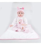 Muñeca Reborn de 55 cm con Accesorios Diseño Osito