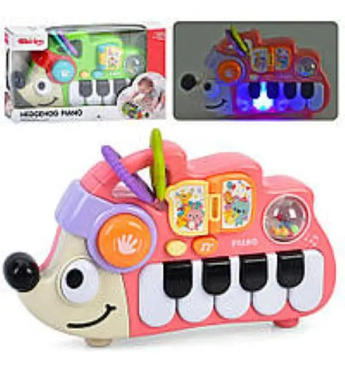 Piano de Erizo con 5 Teclas y Luces