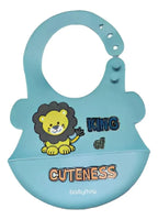 Babero de Silicona Ajustable con Bolsillo Recolector