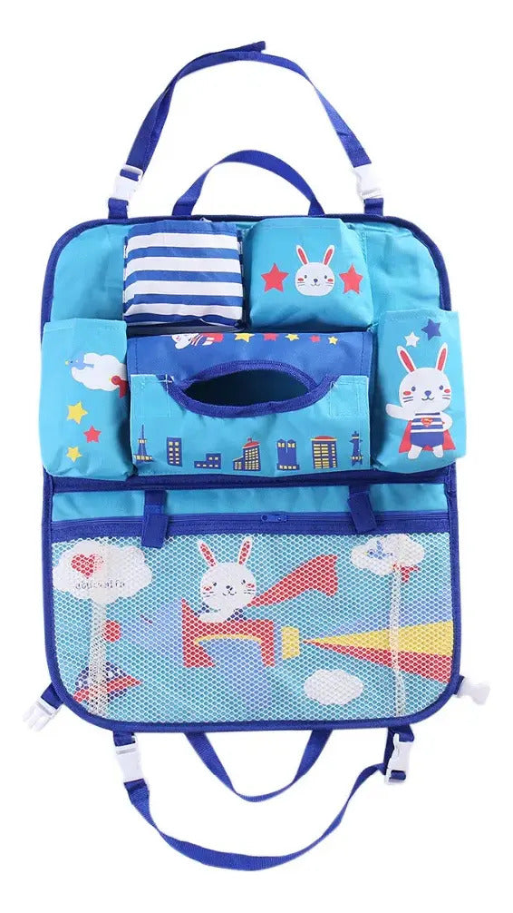 Organizador Infantil para Respaldo de Asiento de Auto · 54 × 41 cm
