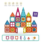 Bloques Magnéticos de Construcción · 32 Piezas