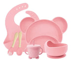 Set de Alimentación de Silicona Diseño Osito · 6 Piezas