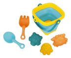 Set de Playa con Balde Plegable, Palas y Moldes