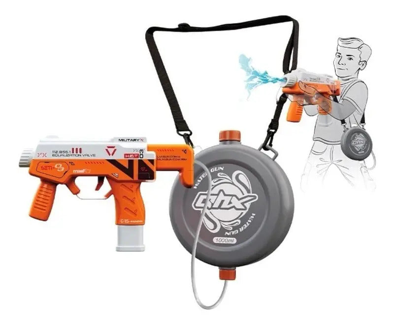 Pistola de Agua Eléctrica de Juguete Recargable USB