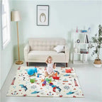 Alfombra Plegable Reversible con Bolso · 180 × 200 cm
