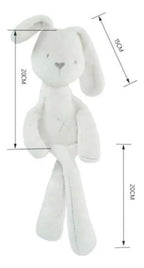 Peluche de Apego Conejo con Orejas Asimétricas