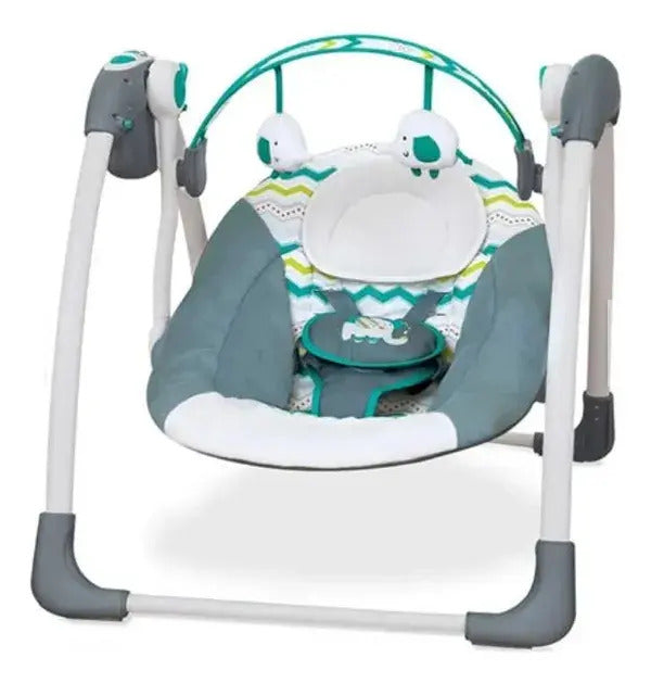 Silla Mecedora Plegable para Bebé con Asiento Reclinable