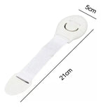 Pack de 2 Seguros para Cajones y Puertas · Blanco